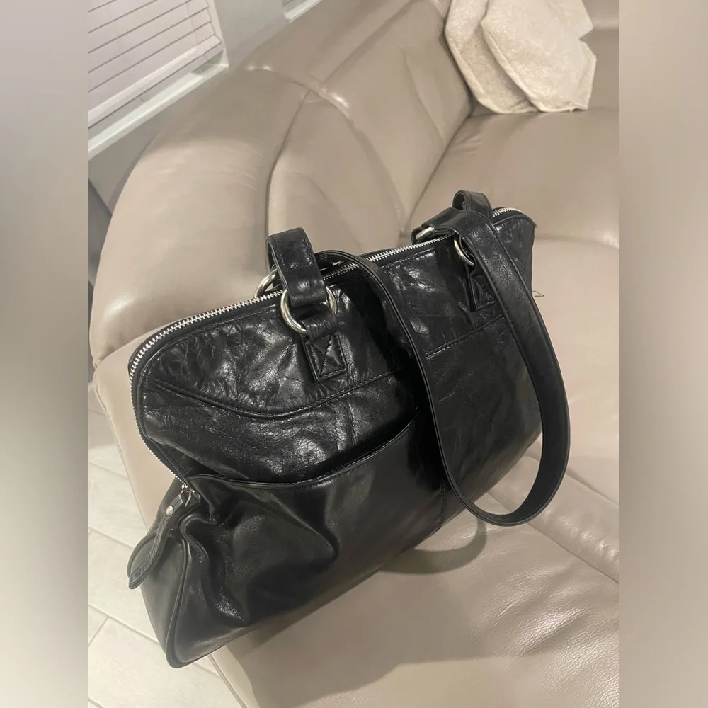 Latico large leather shoulder bag
